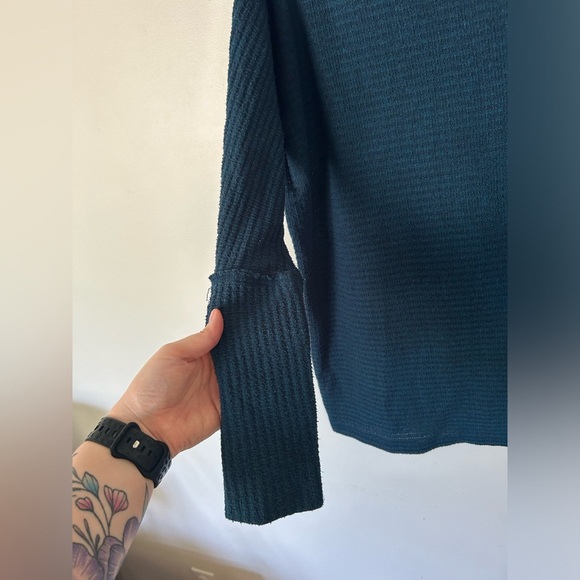 We The Free People Kitty Thermal Tunic Top - Picture 7 of 8